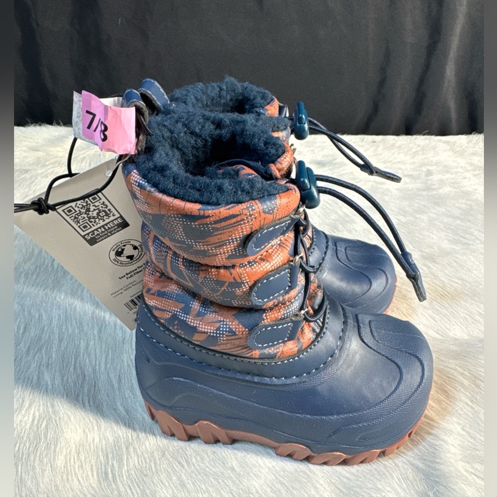 Members mark Kids Blue and Brown Winter Boots